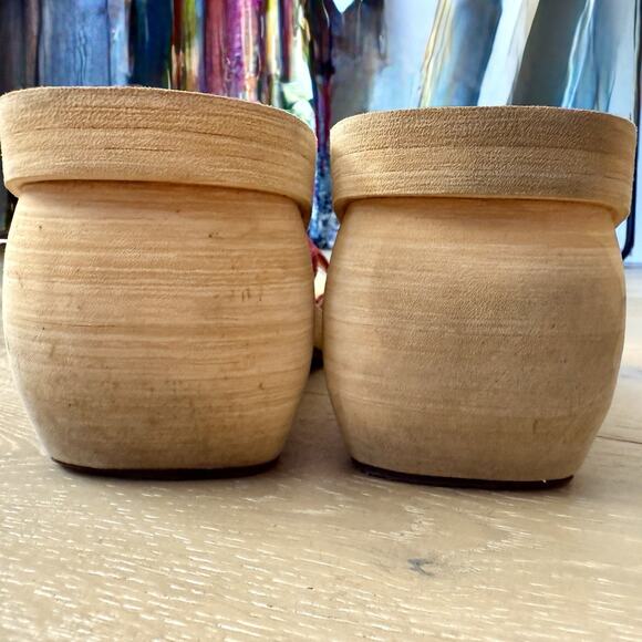 Vintage Y2K Skechers Red Bandana Chunky Platform Sandals Slides Buckle Sz 9/9.5 - Picture 5 of 9